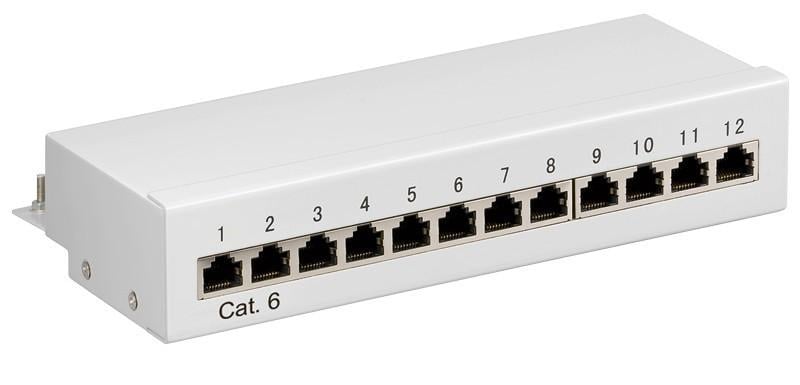 Pannello Patch 12 Porte Cat6 FTP Grigio - Intellinet I-PP 12-E-C6S