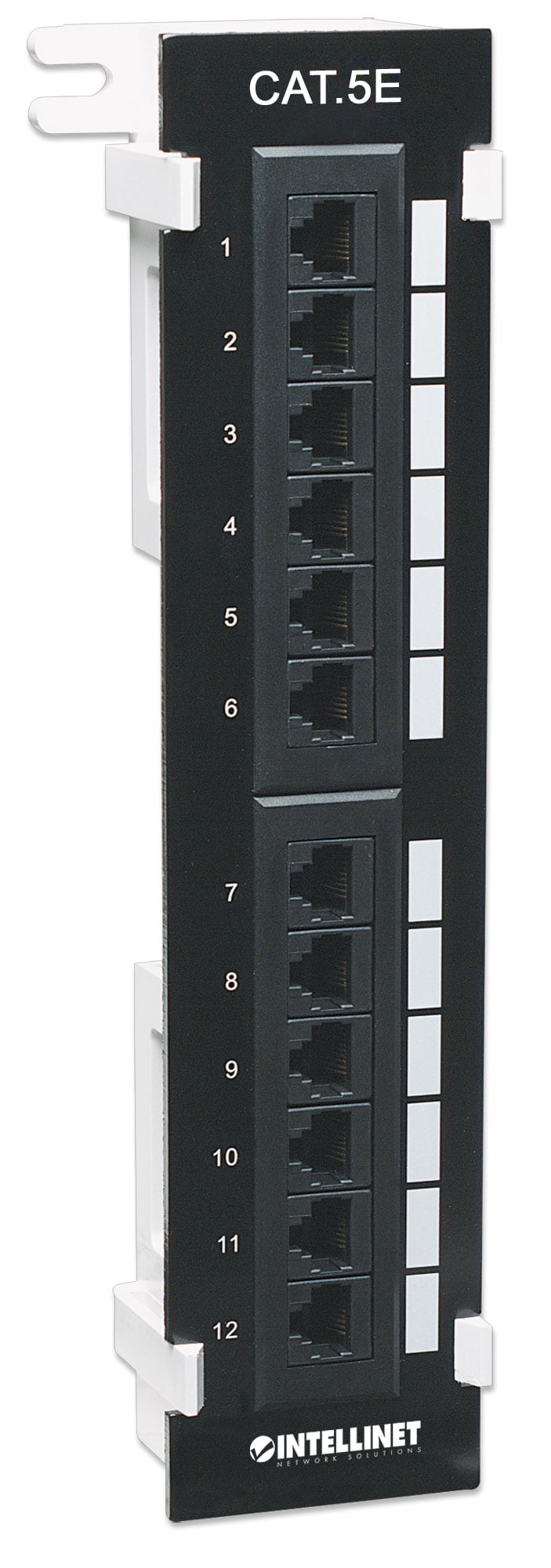 12 Patch Panel UTP Cat 5 and Wall Installation - Intellinet I-PP 12 -RU-A-C 5 E