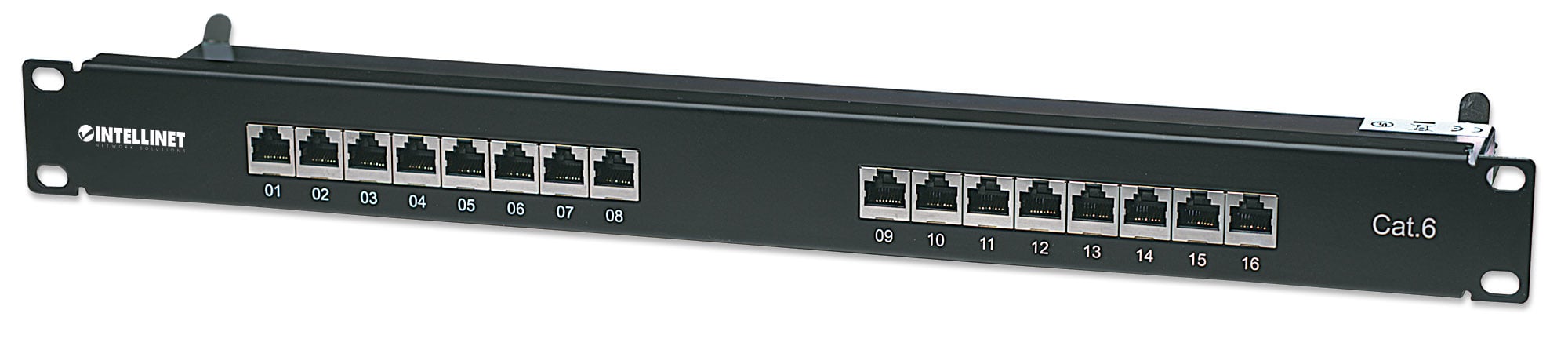 Pannello patch STP 16 posti RJ45 Cat6 - Intellinet I-PP 16-RS-C6