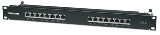 Pannello Patch STP 16 Porte RJ45 Cat6 - Intellinet I-PP 16-RS-C6