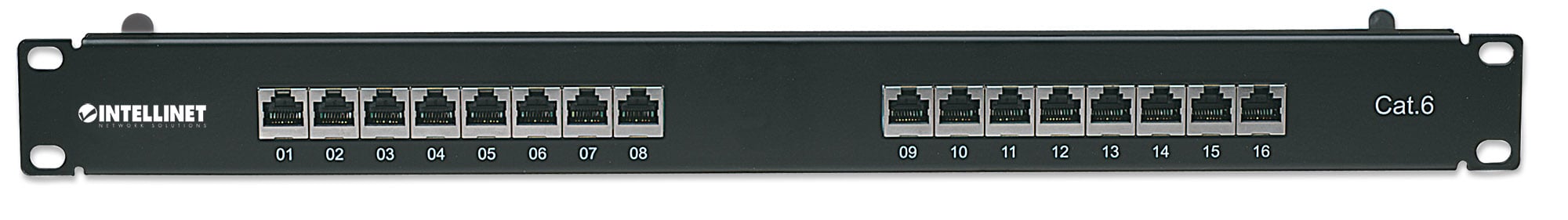 Pannello patch STP 16 posti RJ45 Cat6 - Intellinet I-PP 16-RS-C6