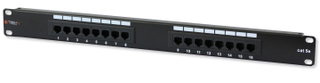 Pannello Patch UTP 16 Porte RJ45 Cat5E 19" - Techly Professional I-PP 16-RU-C5ET