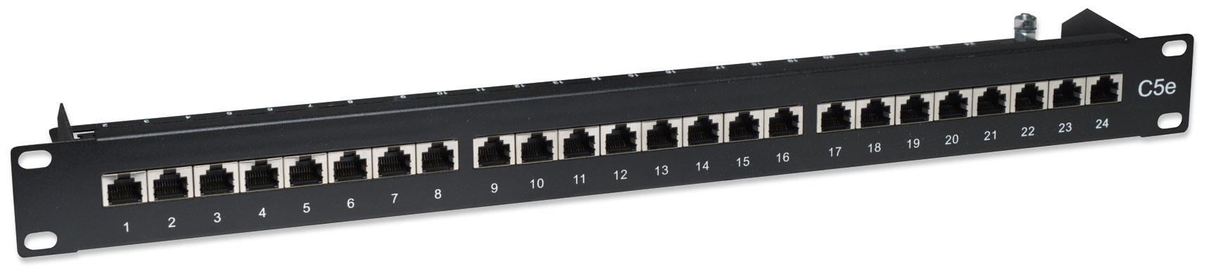 Pannello Patch Cat5e di Permutazione STP - Intellinet I-PP 24-RS-BK