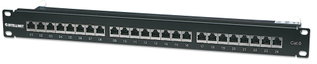 STP Patch Panel 24 ports RJ45 Cat6 - Intellinet I-PP 24-RS-C6