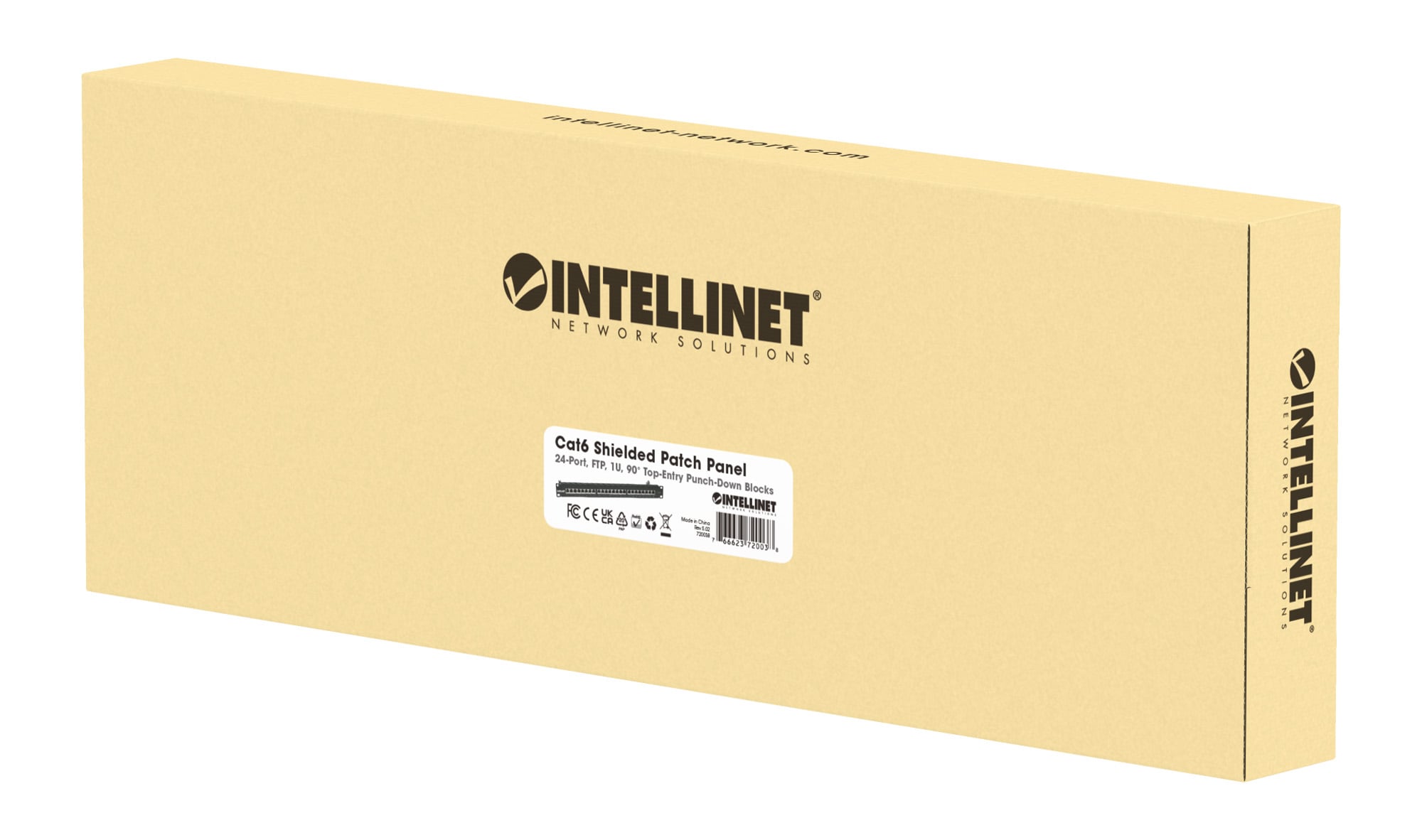 Pannello Patch STP 24 posti RJ45 Cat6 - Intellinet I-PP 24-RS-C6
