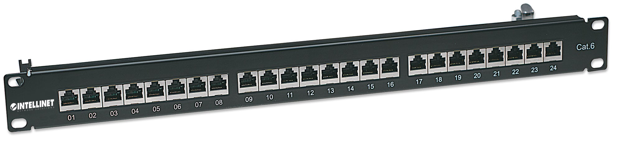 Pannello Patch STP 24 posti RJ45 Cat6 - Intellinet I-PP 24-RS-C6