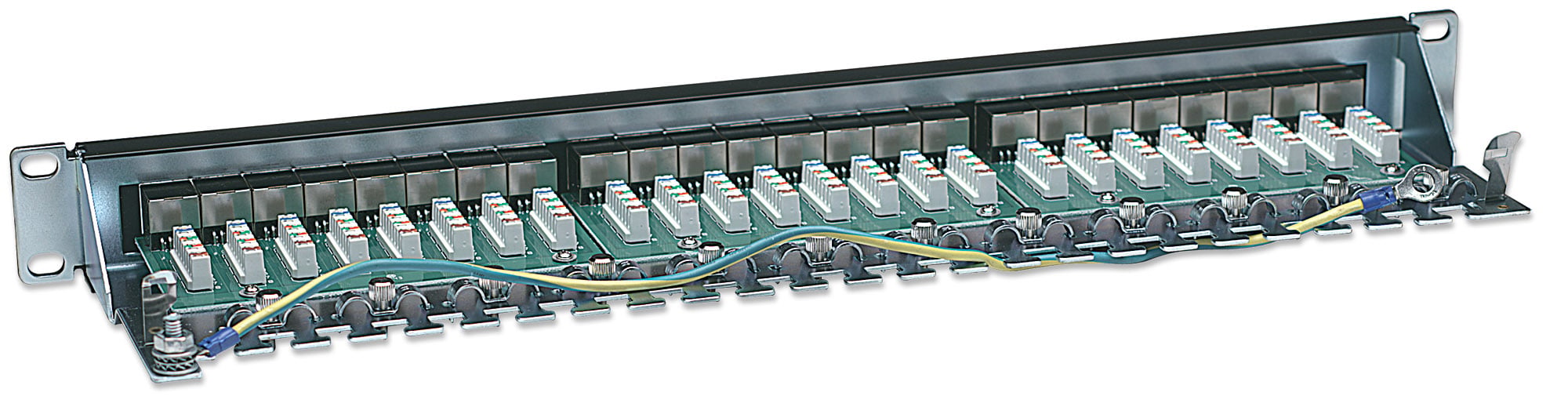 Pannello Patch STP 24 posti RJ45 Cat6 - Intellinet I-PP 24-RS-C6