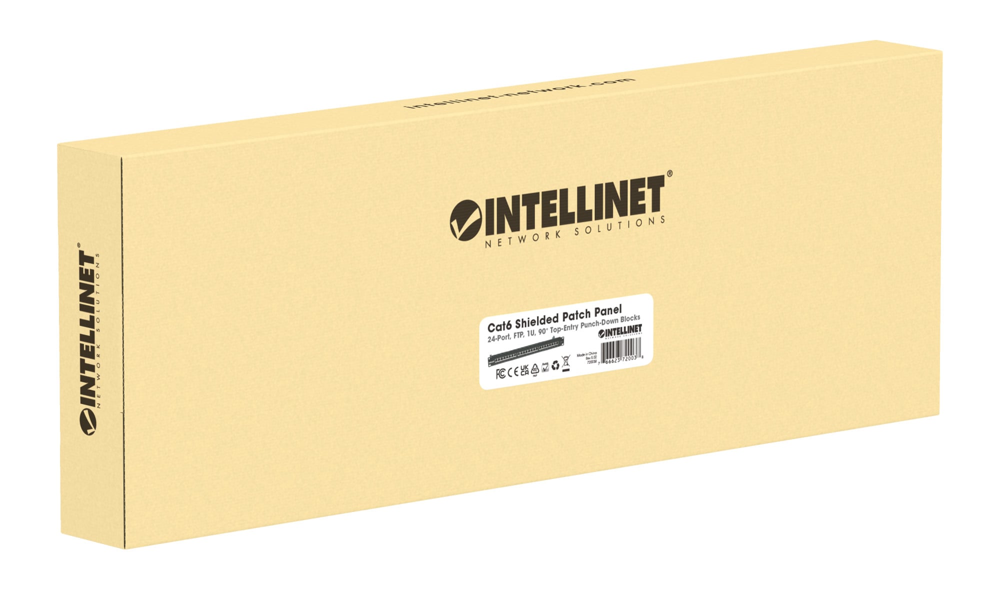 Pannello Patch STP 24 posti RJ45 Cat6 - Intellinet I-PP 24-RS-C6