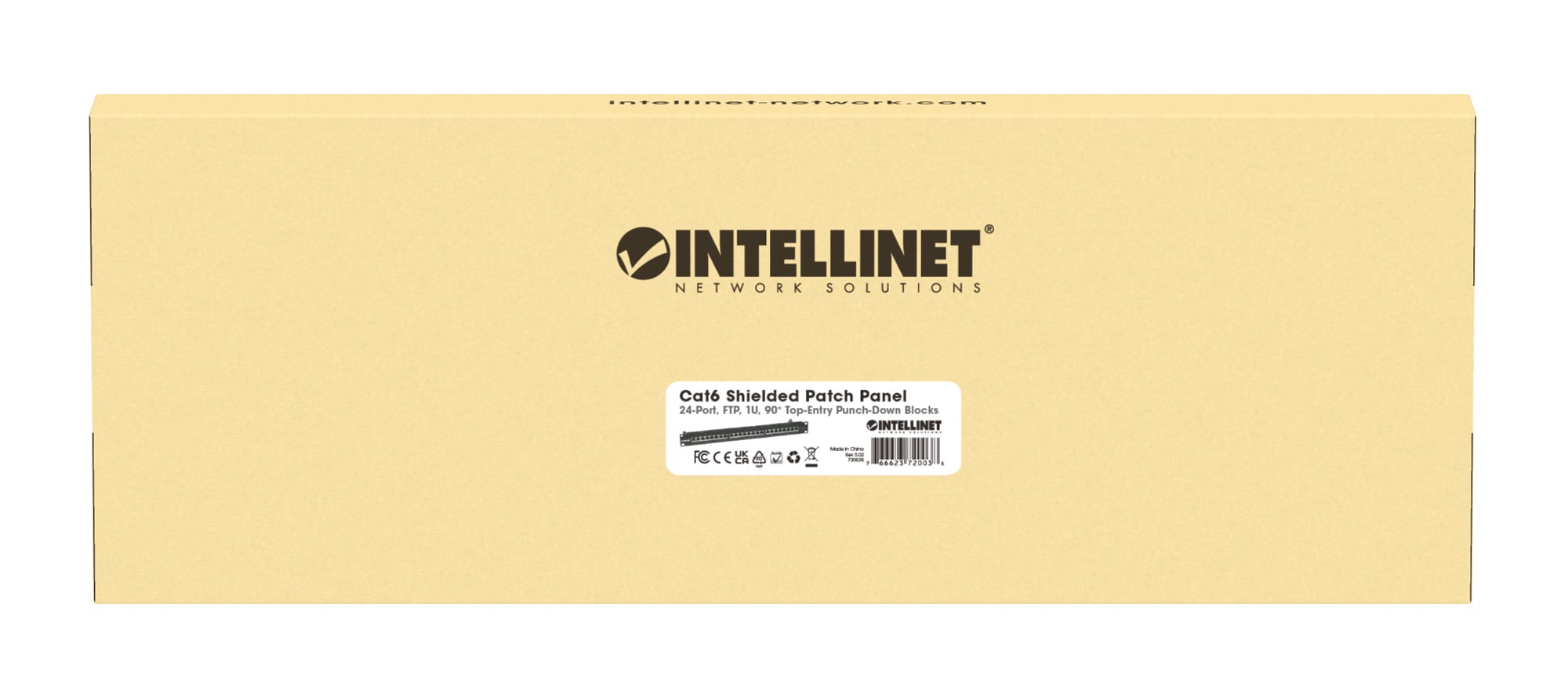 Pannello Patch STP 24 posti RJ45 Cat6 - Intellinet I-PP 24-RS-C6