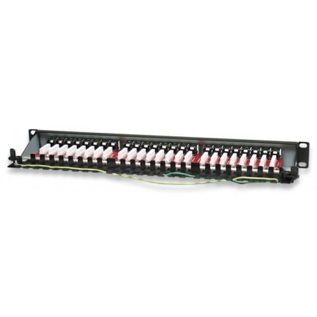Pannello Patch STP 24 Posti RJ45 Cat6A - Intellinet I-PP 24-RS-C6A