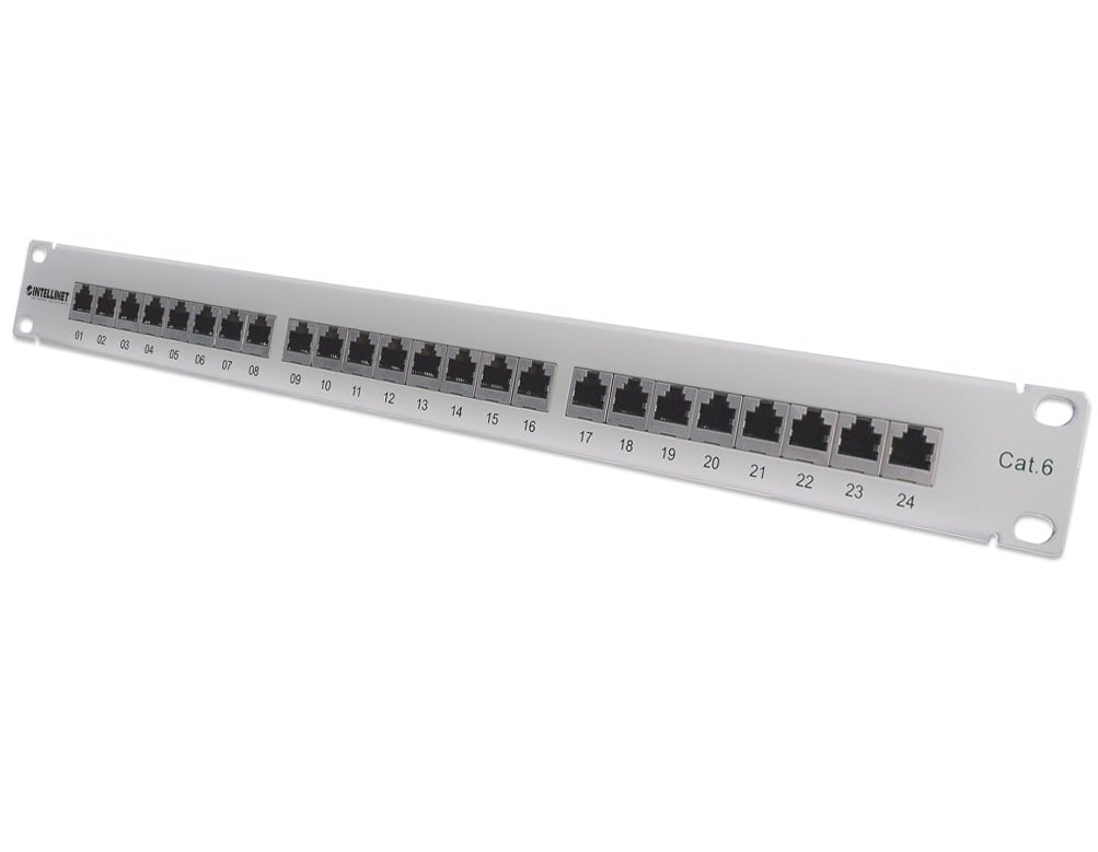 Pannello Patch FTP 24 Posti Cat6 - Intellinet I-PP 24-RS-C6G