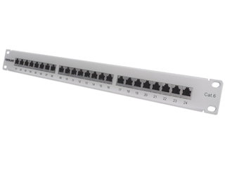 Pannello Patch FTP 24 Posti Cat6 - Intellinet I-PP 24-RS-C6G
