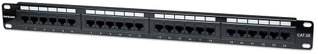 UTP Patch Panel 24 ports RJ45 Cat5E - Intellinet I-PP 24-RU-C5E