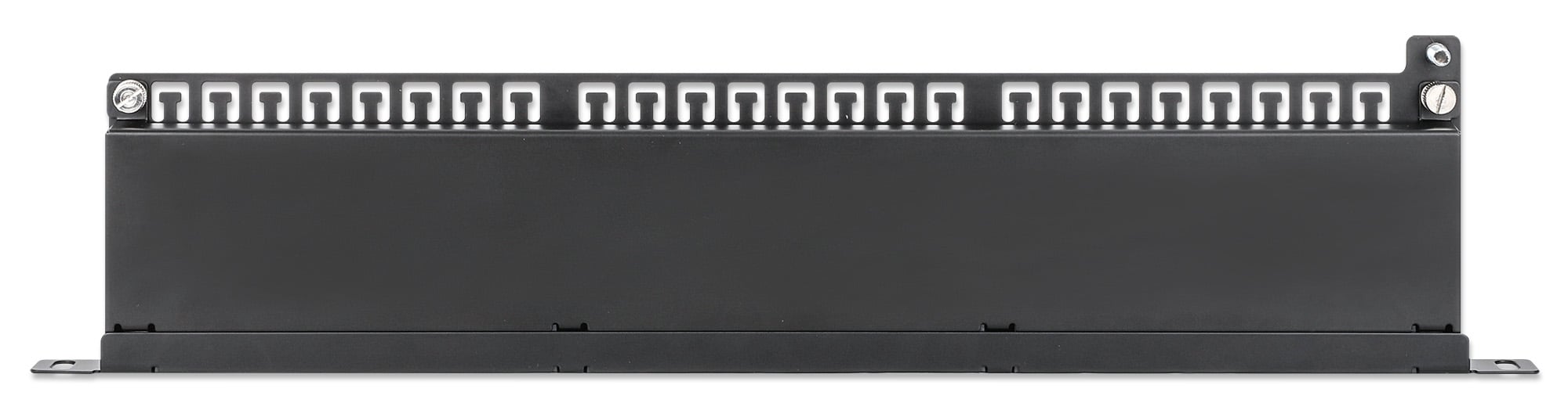 Pannello Patch UTP 24 Posti RJ45 0,5 U Cat6 Nero - Intellinet I-PP 24-RU-C6BH3