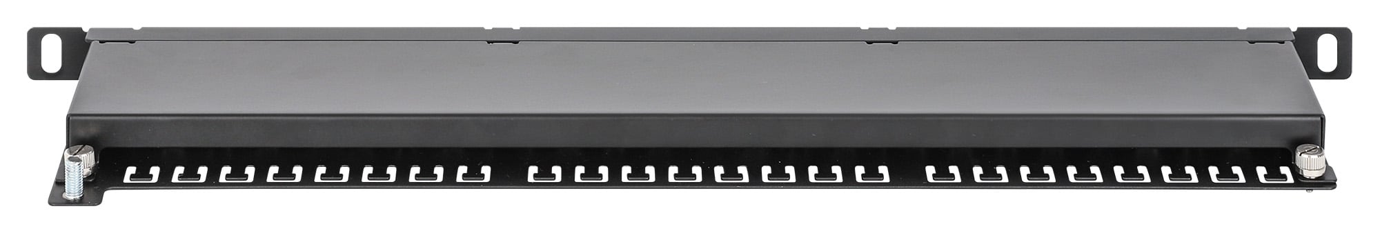 Pannello Patch UTP 24 Posti RJ45 0,5 U Cat6 Nero - Intellinet I-PP 24-RU-C6BH3