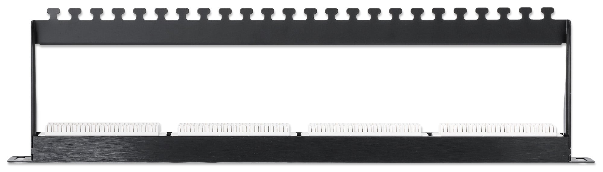 Pannello Patch UTP 24 Posti RJ45 0,5 U Cat6 Nero - Intellinet I-PP 24-RU-C6H