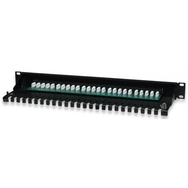Pannello Patch ISDN 25 Porte UTP Telefonico Cat3 - Intellinet I-PP 25-ISDN