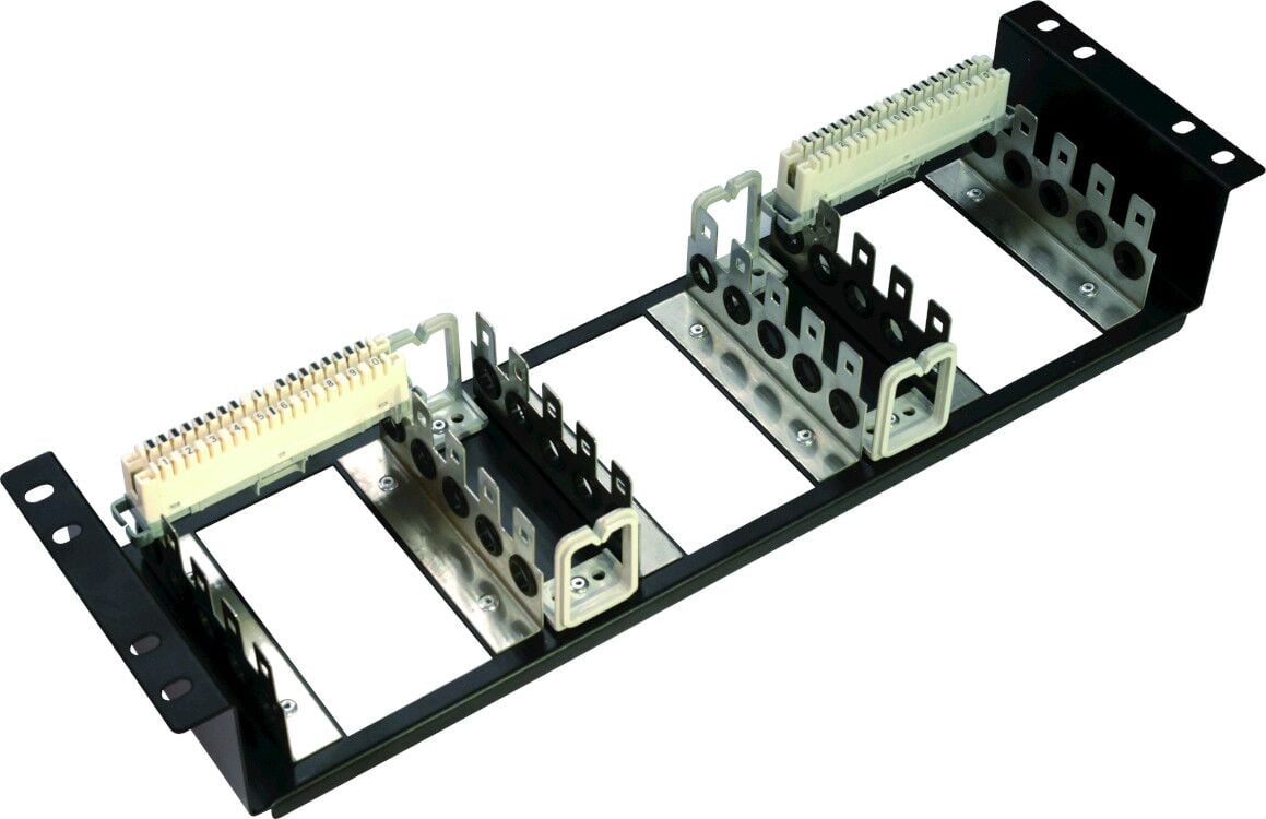 Subrack 19'' arretrato per moduli LSA 2U - Intellinet I-PP LSA2U