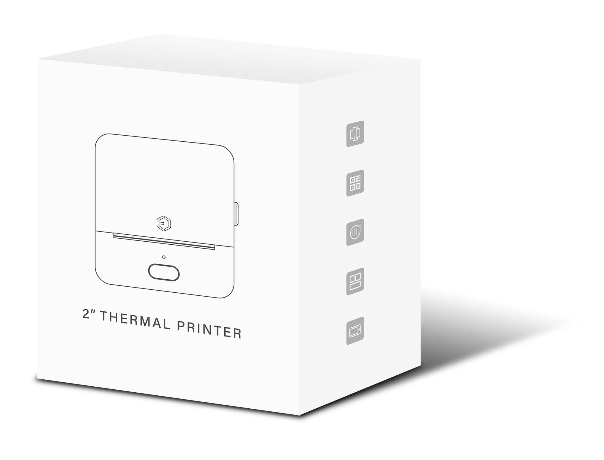 Mini Etichettatrice Stampante Termica Bluetooth Portatile Ricarica USB-C™ - Techly I-PRINT001