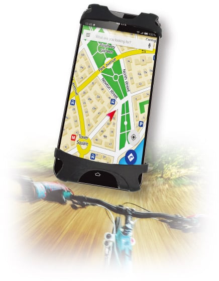Supporto per Smartphone da bicicletta in silicone - Techly I-SMART-CLIP