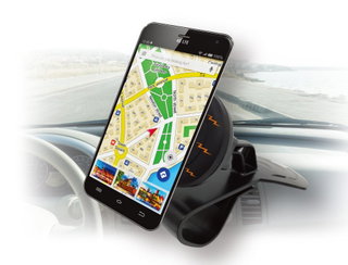 Magnetic Clip Smartphone Dashboard Mount - Techly I-SMART-HUD