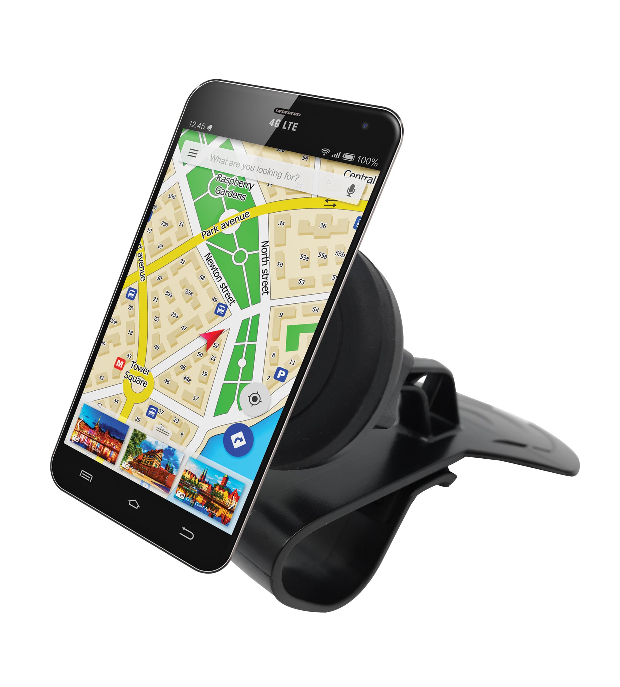 Supporto magnetico a clip, per cruscotto auto, per Smartphone - Techly I-SMART-HUD