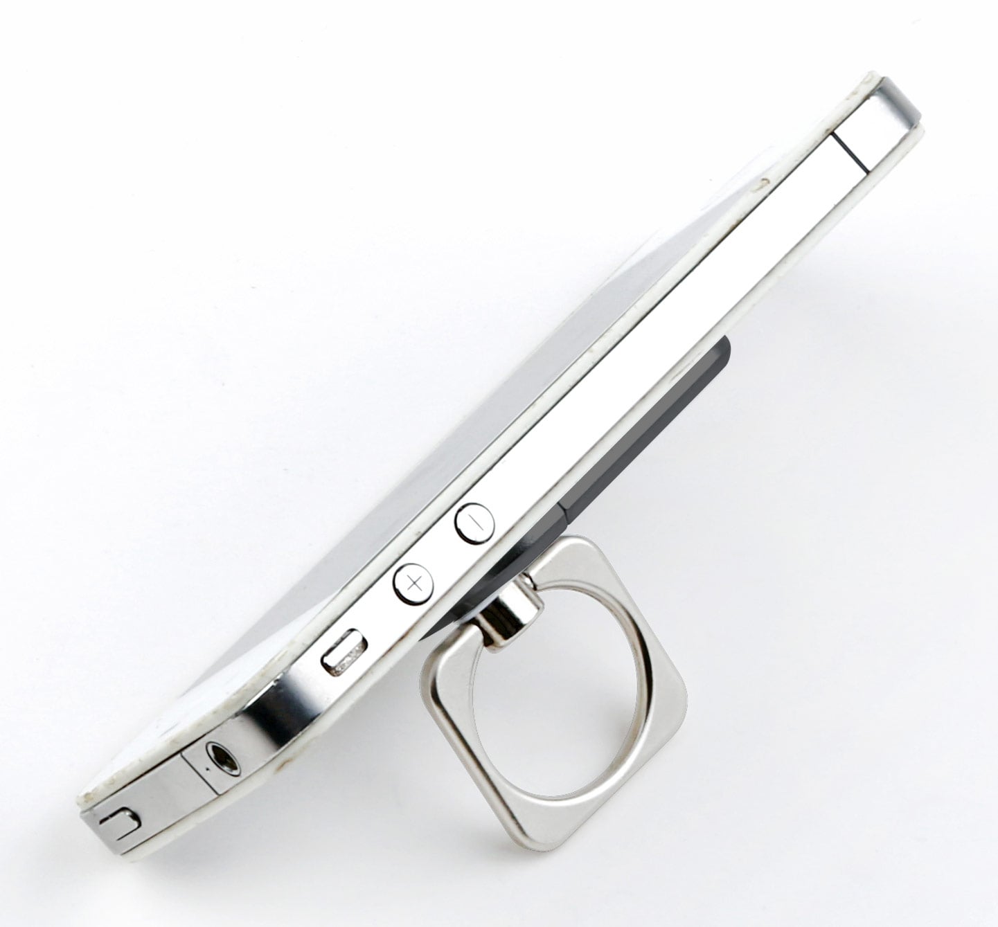 Anello e Supporto per Smartphone Nero - Techly I-SMART-RINGB