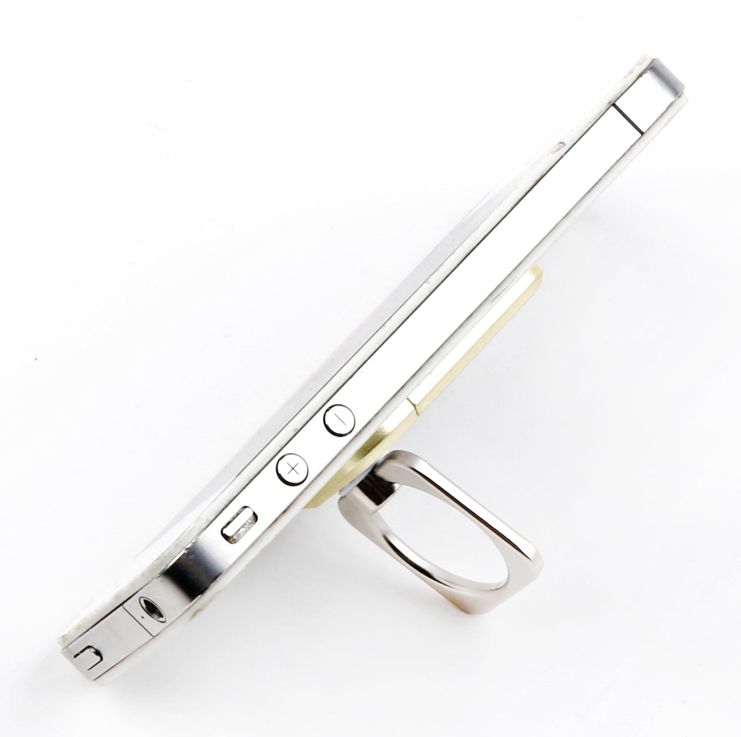 Golden Smartphone Ring and Support - Techly I-SMART-RINGG