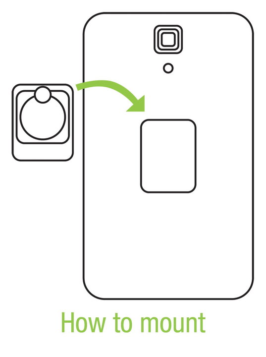 Anello e Supporto per Smartphone Oro - Techly I-SMART-RINGG