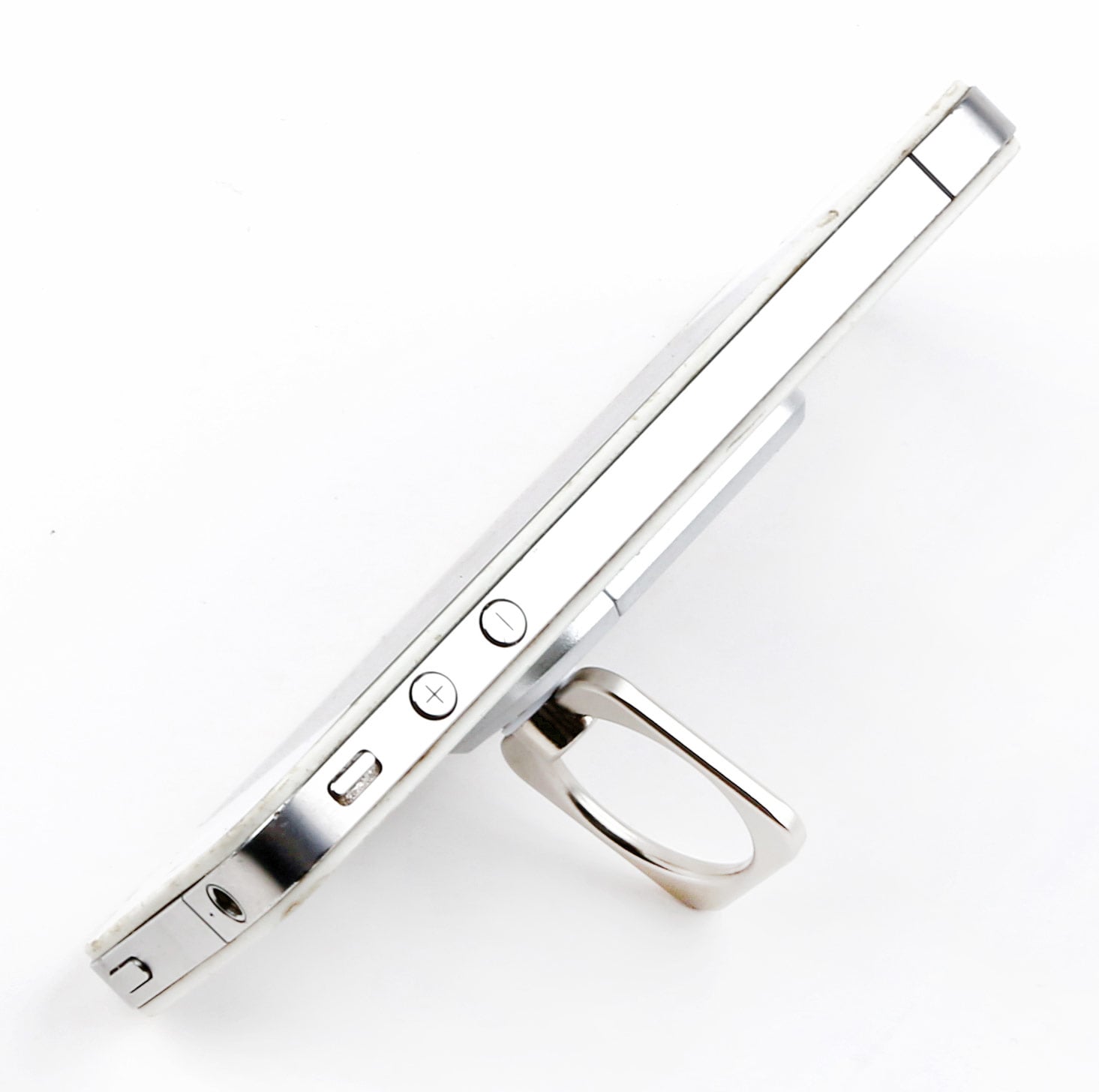 Anello e Supporto per Smartphone Silver - Techly I-SMART-RINGS