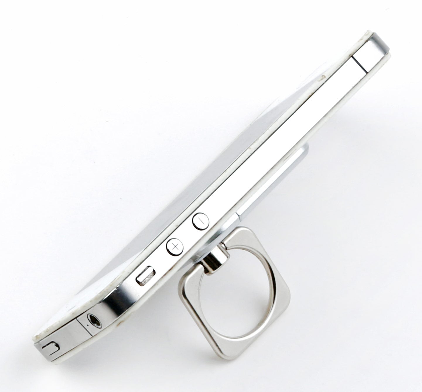Anello e Supporto per Smartphone Silver - Techly I-SMART-RINGS