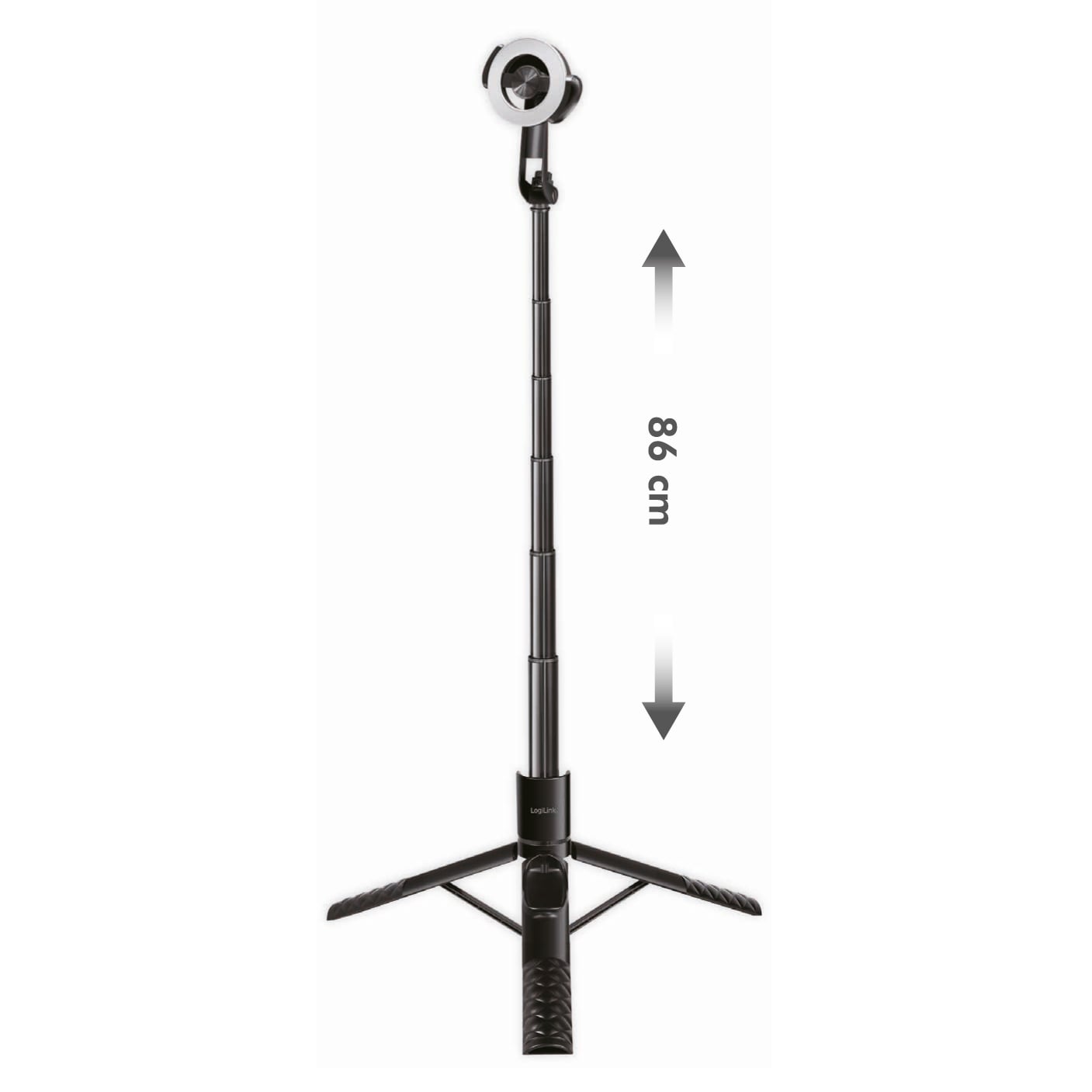 Treppiede Magnetico Estensibile con Telecomando Wireless Selfie Stick per Smartphone - Logilink I-SMART-SELFIE-MAG