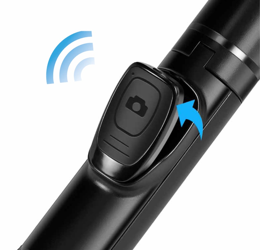Treppiede Magnetico Estensibile con Telecomando Wireless Selfie Stick per Smartphone - Logilink I-SMART-SELFIE-MAG