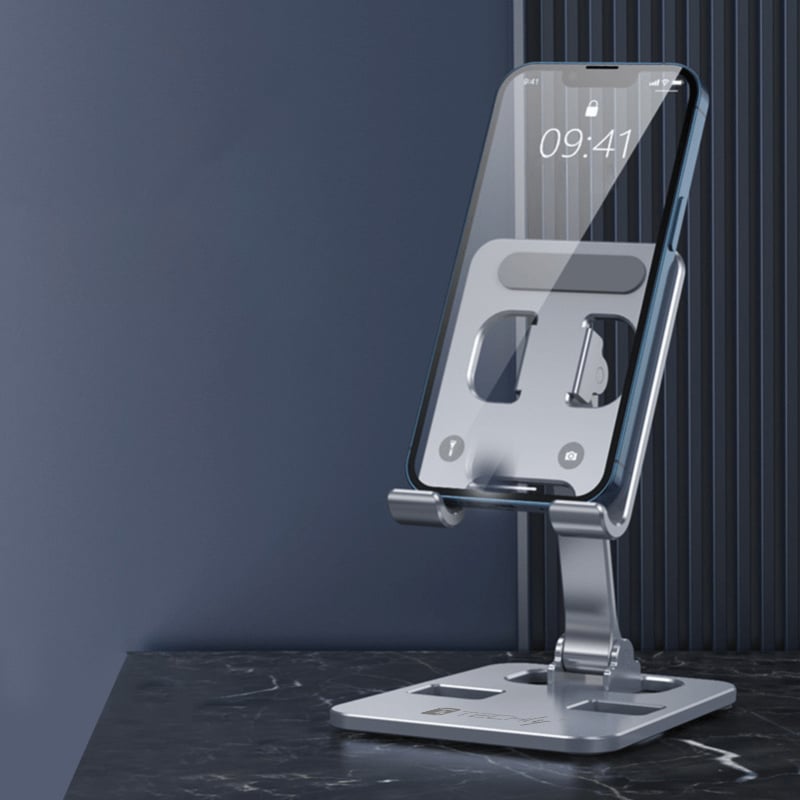 Supporto Universale Porta Smartphone e Tablet Regolabile e Pieghevole - Techly I-SMART-STAND11