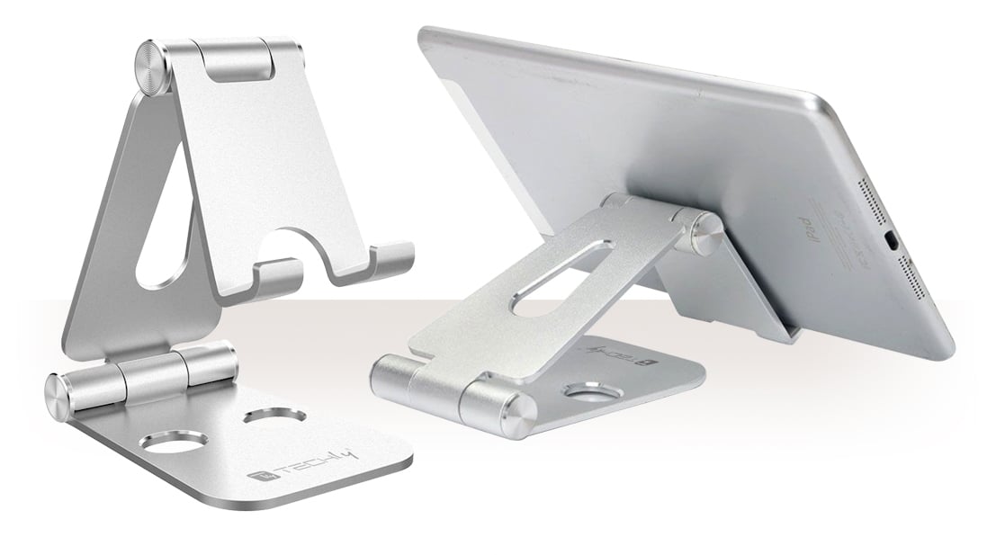 Adjustable and foldable desktop tablet holder - Techly I-SMART-STAND 6