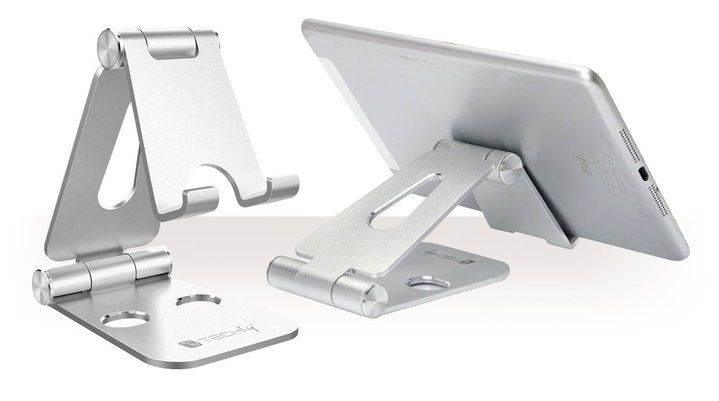 Supporto Pieghevole Porta Smartphone e Tablet da Scrivania - Techly I-SMART-STAND6