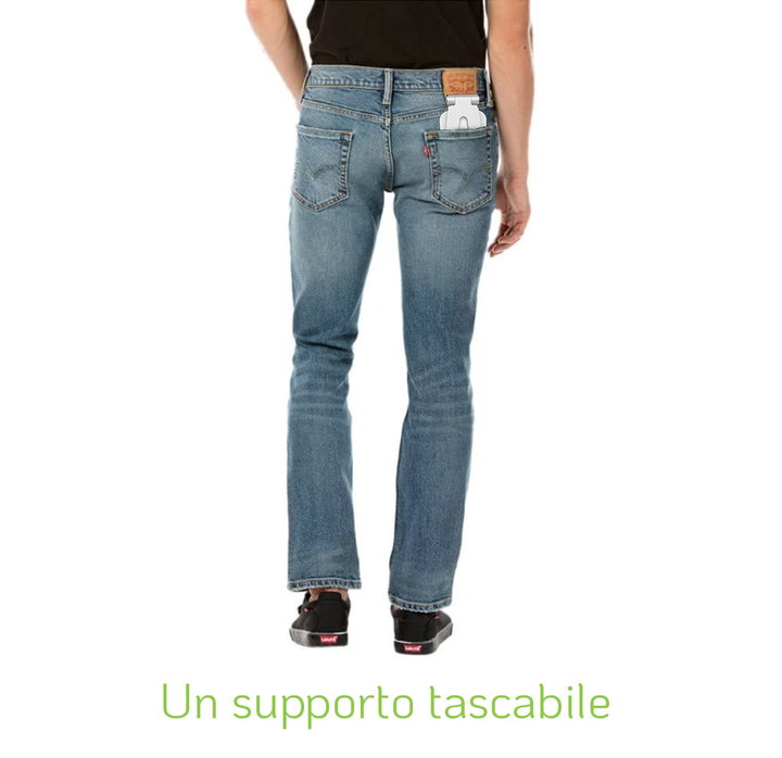 Supporto Pieghevole Porta Smartphone e Tablet da Scrivania - Techly I-SMART-STAND6