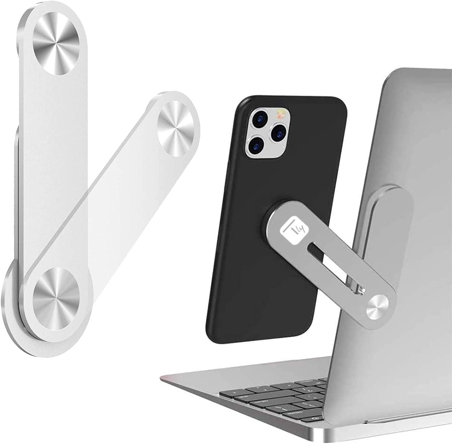 Support for Laptop Laptop Magnetic Clip Smartphone - Techly I-SMART-STAND 7