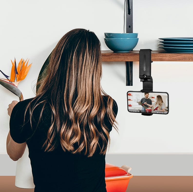 Supporto Porta Smartphone 4,7–6,9'' con Rotazione 360° Nero - Logilink I-SMART-STAND8