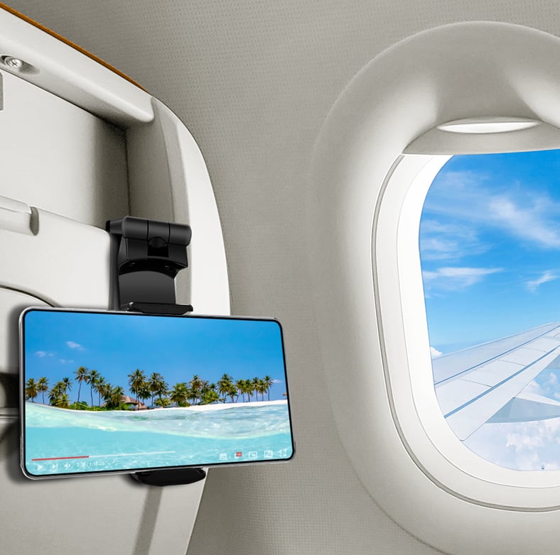 Supporto Porta Smartphone 4,7–6,9'' con Rotazione 360° Nero - Logilink I-SMART-STAND8
