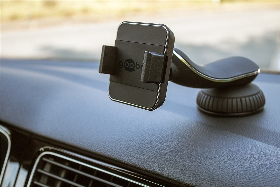 Supporto da Auto per Smartphone Universale con Ventosa - Goobay I-SMART-VENT45