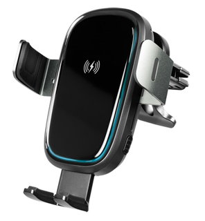 Wireless Car Charging Mount for Smartphone from Air Vent 15W - Logilink I-SMART-WRL277