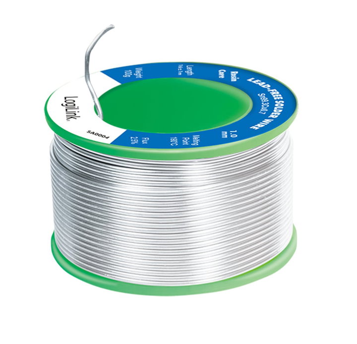 Lead-Free Solder Wire on Reel 1mm 100g - Logilink I-ST-1001LF