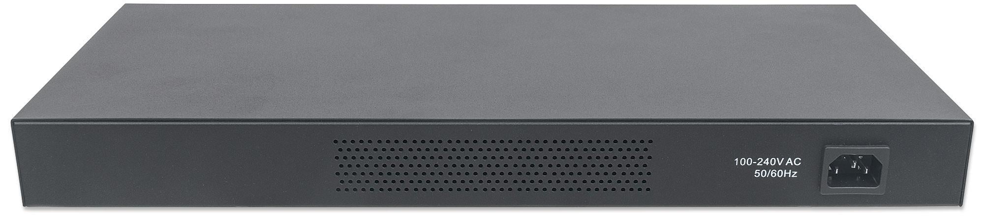 Switch Gigabit Ethernet 24 Porte + 2 Porte SFP - Intellinet I-SWHUB 24GP2