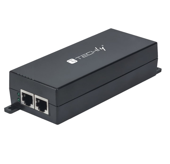 Iniettore Gigabit PoE+ High Power - Techly I-SWHUB 3000STY2