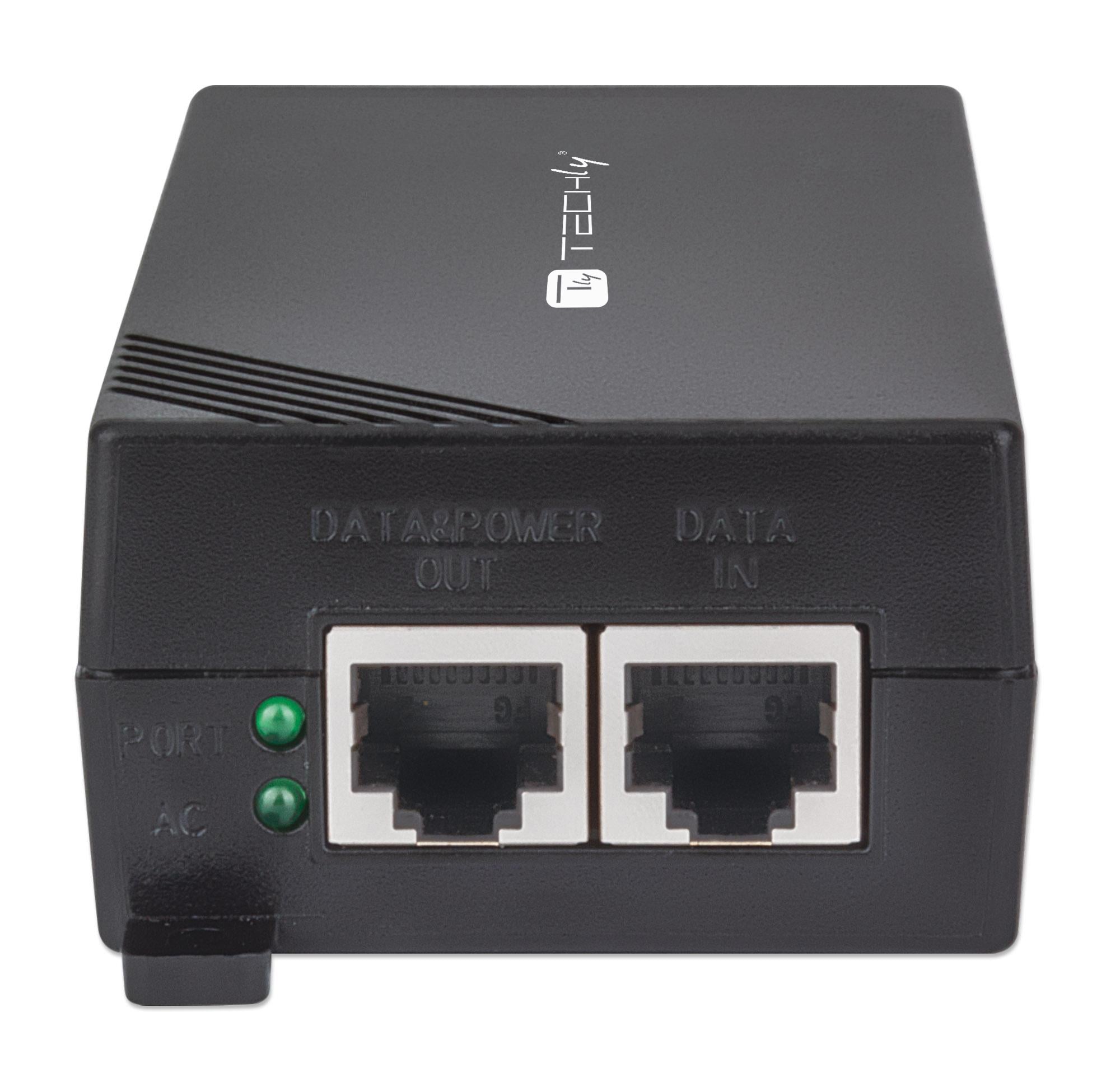 Gigabit PoE+ High Power Injector - Techly I-SWHUB 3000STY2