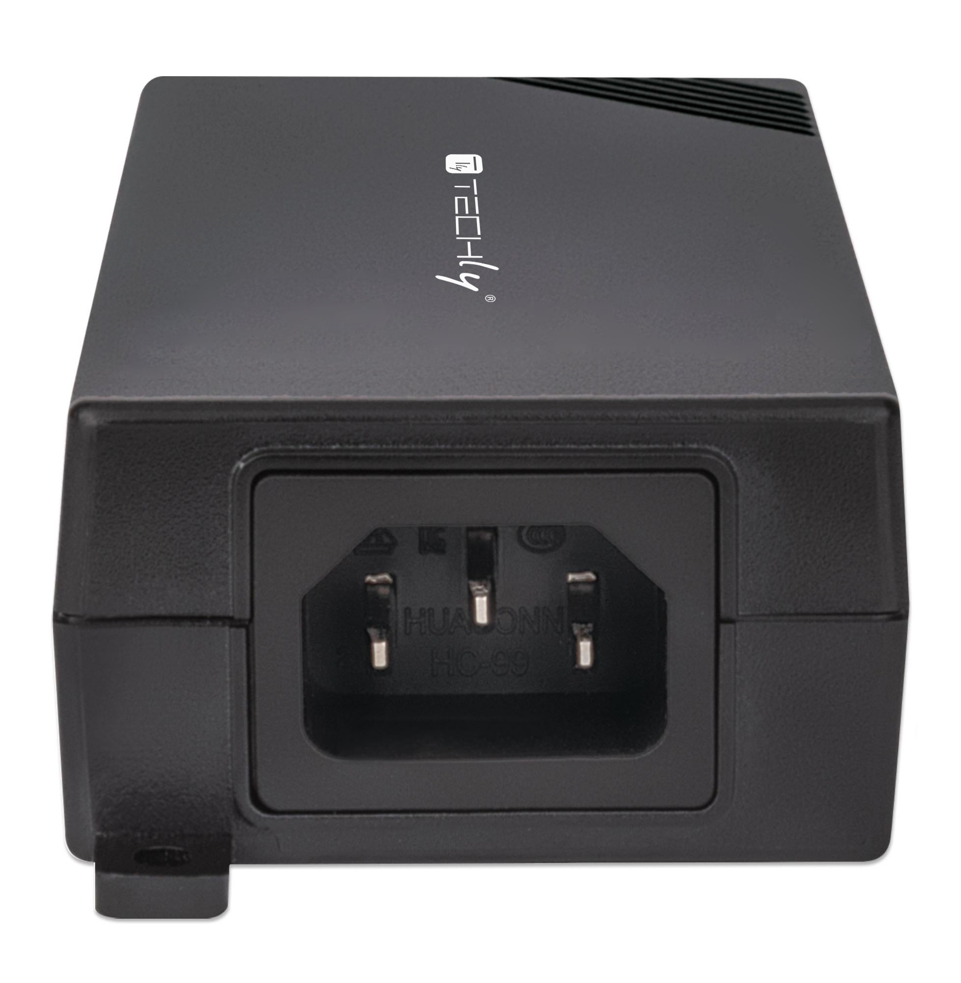 Gigabit PoE+ High Power Injector - Techly I-SWHUB 3000STY2