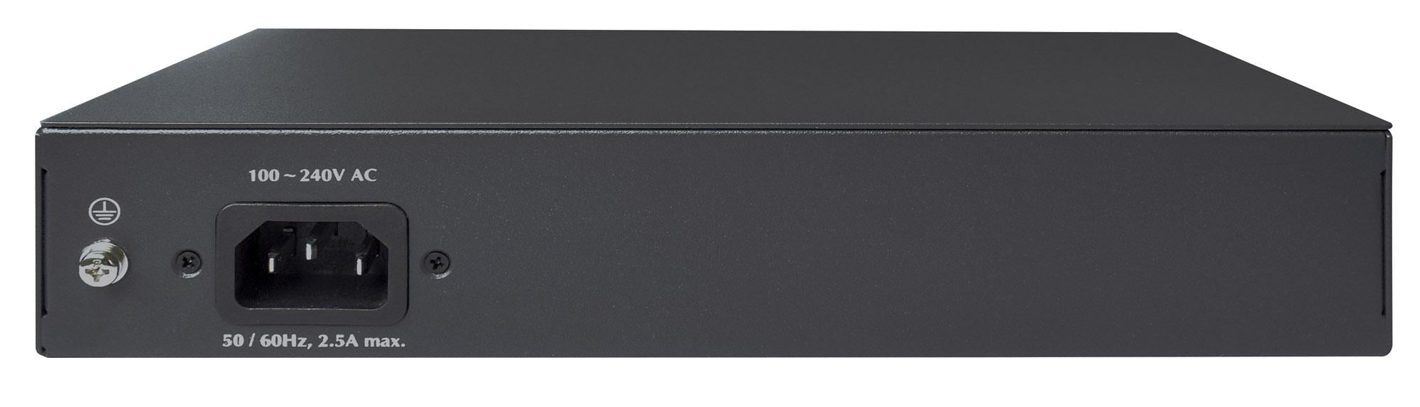 Switch Ethernet Gigabit 8 Porte PoE+ con 2 porte RJ45 Gigabit Uplink - Intellinet I-SWHUB 8GP2U