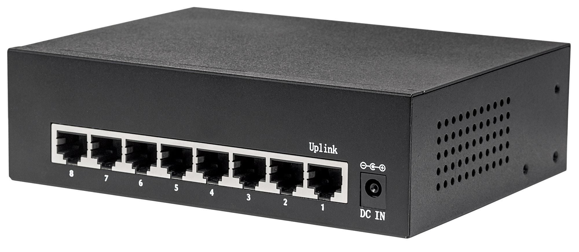 Switch Gigabit Ethernet 8 Porte PoE+ - Intellinet I-SWHUB 8GP4