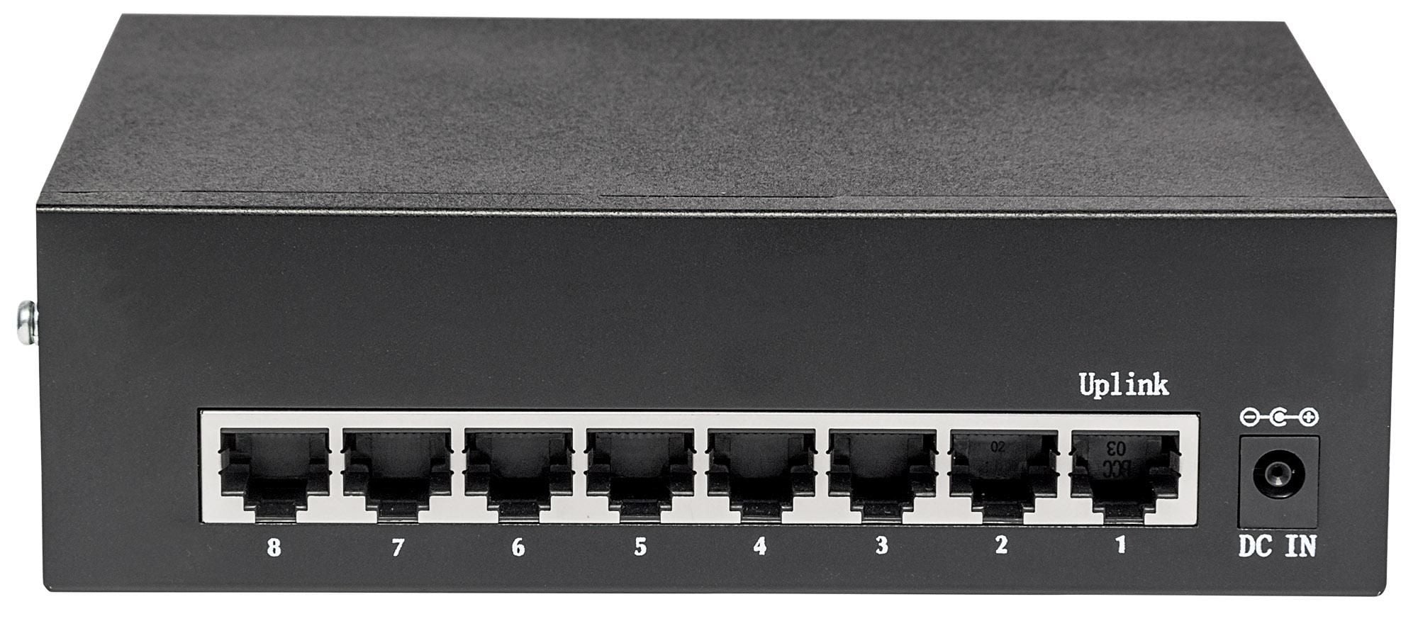 Switch Gigabit Ethernet 8 Porte PoE+ - Intellinet I-SWHUB 8GP4